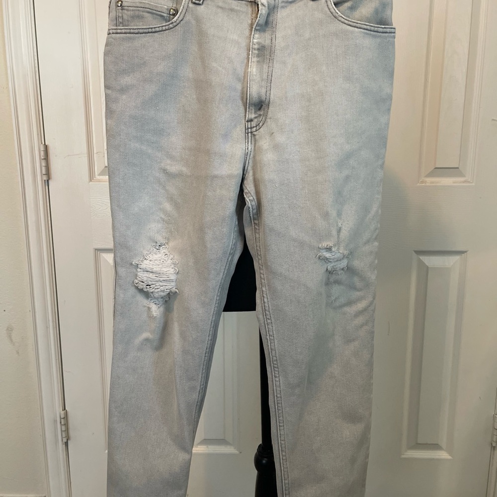 Vintage Levi's 540 Jeans Men's 36x29 Gray Denim Comfort Fit 90s Brown Tab Rare!